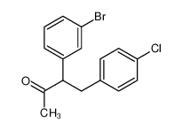 3-(3-溴苯基)-4-(4-氯苯基)丁基-2-酮