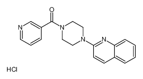 pyridin-3-yl-(4-quinolin-2-ylpiperazin-1-yl)methanone,hydrochloride