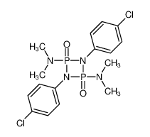 1,3-bis(4-chlorophenyl)-2-N,2-N,4-N,4-N-tetramethyl-2,4-dioxo-1,3,2λ<sup>5</sup>,4λ<sup>5</sup>-diazadiphosphetidine-2,4-diamine