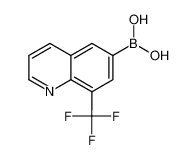 8-Trifluoromethylquinoline-6-boronic acid 1072951-47-3