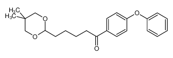 5-(5,5-二甲基-1,3-二恶烷-2-基)-1-(4-苯氧基苯基)-1-戊酮