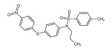 176512-29-1 4-(N-propyl-N-tosyl)-amino-4'-nitrodiphenyl sulfide