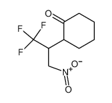 2-(1,1,1-trifluoro-3-nitropropan-2-yl)cyclohexan-1-one 112092-00-9