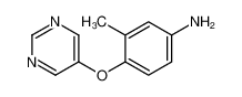 3-methyl-4-pyrimidin-5-yloxyaniline 871020-40-5