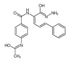 2-(4-乙酰氨基苯甲酰胺基)-5-苯基-2,4-戊二烯酰肼