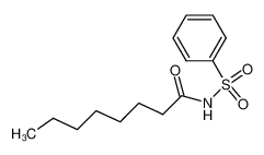 N-(phenylsulfonyl)octanamide 58821-20-8