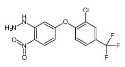 [5-[2-chloro-4-(trifluoromethyl)phenoxy]-2-nitrophenyl]hydrazine 75131-14-5
