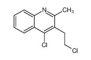 4-chloro-3-(2-chloroethyl)-2-methylquinoline 57521-15-0