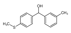 (3-methylphenyl)-(4-methylsulfanylphenyl)methanol