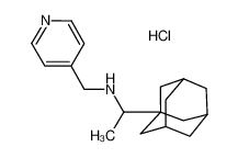(1-Adamantan-1-yl-ethyl)-pyridin-4-ylmethyl-amine hydrochloride