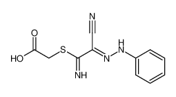 ((2-Phenylhydrazono)-3-iminopropanenitrile)-S-thioacetic Acid 97800-37-8