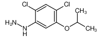 (2,4-Dichloro-5-isopropoxyphenyl)hydrazine 40178-22-1