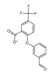 3-[2-nitro-4-(trifluoromethyl)phenoxy]benzaldehyde 6961-57-5