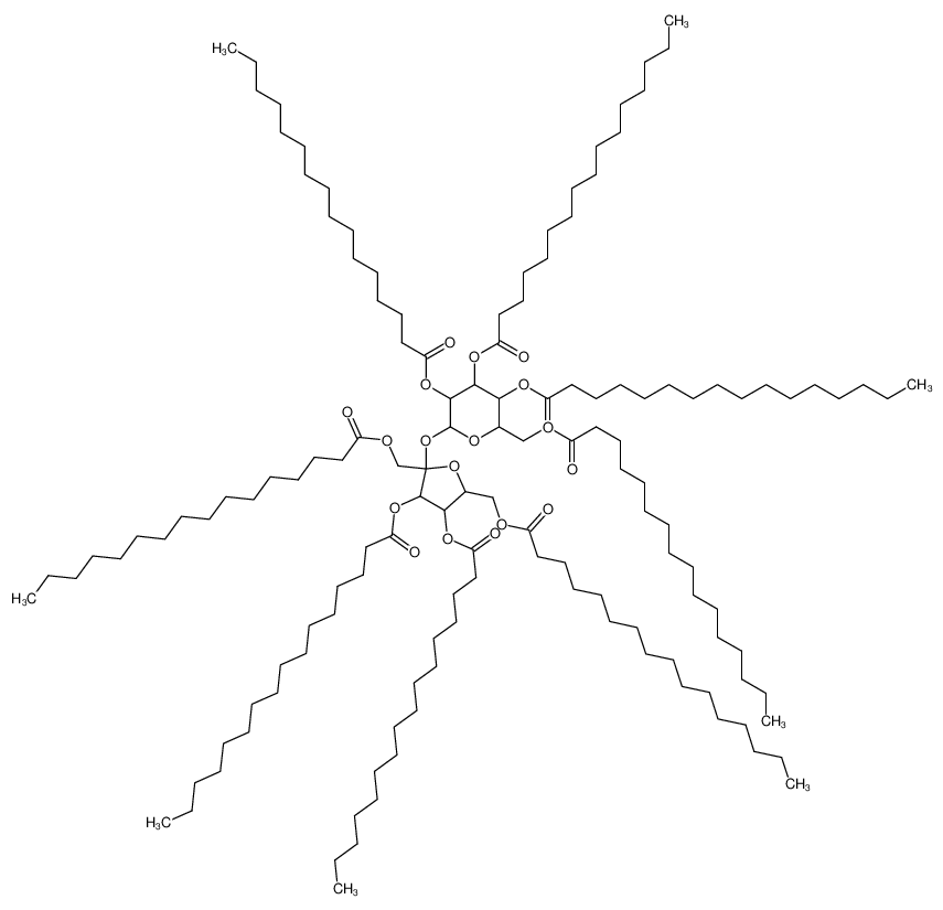 39024-75-4 [(2R,3R,4S,5R,6R)-6-[(2S,3S,4R,5R)-3,4-di(hexadecanoyloxy)-2,5-bis(hexadecanoyloxymethyl)oxolan-2-yl]oxy-3,4,5-tri(hexadecanoyloxy)oxan-2-yl]methyl hexadecanoate