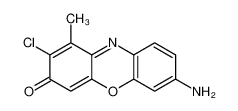 7-amino-2-chloro-1-methylphenoxazin-3-one 53669-95-7