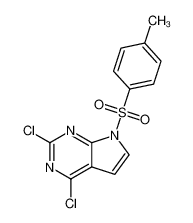 2,4-二氯-7-甲苯磺酰-7H-吡咯并[2,3-d]嘧啶图片