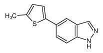 5-(5-methylthiophen-2-yl)-1H-indazole 95+%