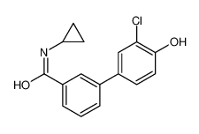 3-(3-chloro-4-hydroxyphenyl)-N-cyclopropylbenzamide 1261970-26-6
