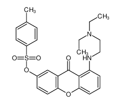 86456-19-1 [8-[2-(diethylamino)ethylamino]-9-oxoxanthen-2-yl] 4-methylbenzenesulfonate