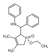 N-[(1-ethoxy-3,4-dimethyl-1-oxo-2,5-dihydro-1H-1λ5-phosphol-2-yl)-phenyl-methyl]-aniline