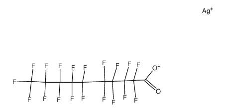 5784-82-7 structure, C10AgF19O2