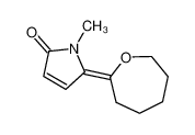 1-methyl-5-(oxepan-2-ylidene)pyrrol-2-one 87884-65-9