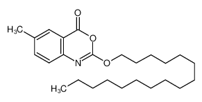 2-十六烷基氧代-6-甲基-4H-3,1-苯并恶嗪-4-酮