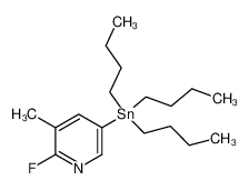 2-氟-3-甲基-5-(三丁基锡烷基)吡啶