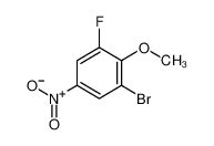 1-bromo-3-fluoro-2-methoxy-5-nitrobenzene 875664-36-1