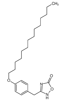 3-[(4-tetradecoxyphenyl)methyl]-2H-1,2,4-oxadiazol-5-one 310869-68-2