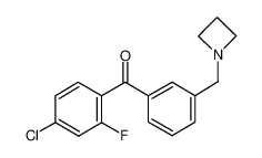 [3-(1-氮杂环丁基甲基)苯基](4-氯-2-氟苯基)甲酮
