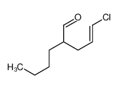 2-(3-chloroprop-2-enyl)hexanal 62242-11-9