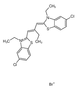 5,5'-dichloro-3,3',9-triethyl-2,2'-thiacarbocyanine bromide 18426-56-7