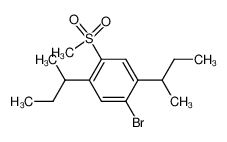 1-Bromo-2,5-di-sec-butyl-4-methanesulfonyl-benzene 56723-42-3