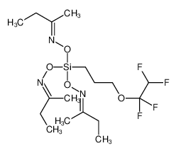(E)-N-[bis[[(E)-butan-2-ylideneamino]oxy]-[3-(1,1,2,2-tetrafluoroethoxy)propyl]silyl]oxybutan-2-imine 94232-71-0
