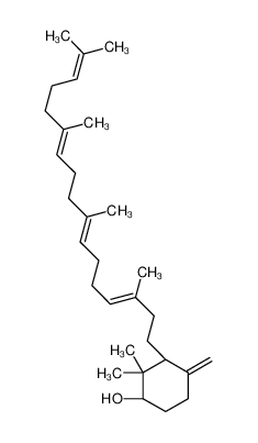125287-06-1 (1S,3R)-2,2-dimethyl-4-methylidene-3-[(3E,7E,11E)-3,8,12,16-tetramethylheptadeca-3,7,11,15-tetraenyl]cyclohexan-1-ol