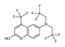 6-[bis(2,2,2-trifluoroethyl)amino]-4-(trifluoromethyl)-1H-quinolin-2-one 328947-93-9