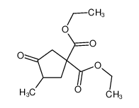 diethyl 3-methyl-4-oxocyclopentane-1,1-dicarboxylate 69442-56-4