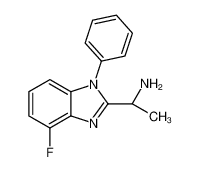 (1S)-1-(4-fluoro-1-phenylbenzimidazol-2-yl)ethanamine 1393176-28-7