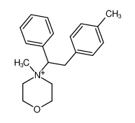 4-methyl-4-(1-phenyl-2-(p-tolyl)ethyl)morpholin-4-ium