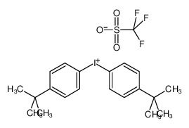 双［4-(1,1-二甲基乙基)苯基］碘鎓与三氟甲磺酸的盐