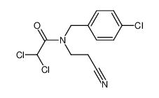 N-(4-chloro-benzyl)-N-dichloroacetyl-β-alanine nitrile 100062-53-1