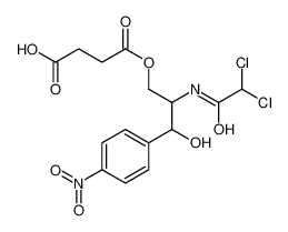 4-[(2R,3R)-2-[(2,2-dichloroacetyl)amino]-3-hydroxy-3-(4-nitrophenyl)propoxy]-4-oxobutanoic acid 3544-94-3