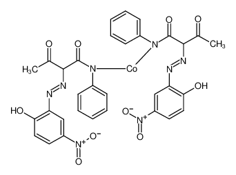 cobalt(3+),hydron,(2E)-2-[(5-nitro-2-oxidophenyl)hydrazinylidene]-3-oxo-N-phenylbutanimidate