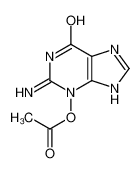 (2-amino-6-oxo-7H-purin-3-yl) acetate 72553-23-2