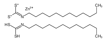 93981-07-8 structure, C26H52N2S4Zn