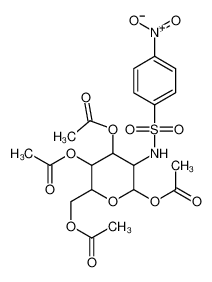 [3,4,6-triacetyloxy-5-[(4-nitrophenyl)sulfonylamino]oxan-2-yl]methyl acetate