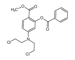 methyl 2-benzoyloxy-4-[bis(2-chloroethyl)amino]benzoate 6952-17-6