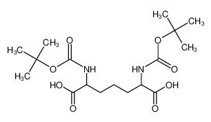 2,6-bis[(2-methylpropan-2-yl)oxycarbonylamino]heptanedioic acid 98469-29-5
