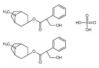 (8-甲基-8-氮杂双环[3.2.1]辛烷-3-基)(2R)-3-羟基-2-苯丙酸酯硫酸盐
